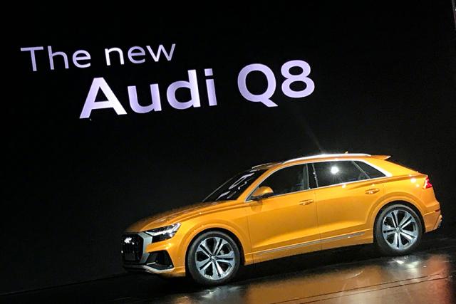 SUV，奧迪Q8,轎跑SUV，Q8中國首發，無框車門