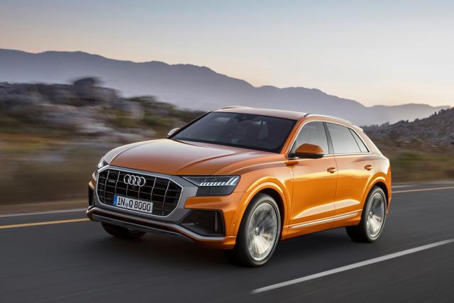 SUV，奧迪Q8,轎跑SUV，Q8中國首發，無框車門