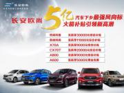 政府汽車下鄉新政策，長安歐尚加碼直推5億補貼